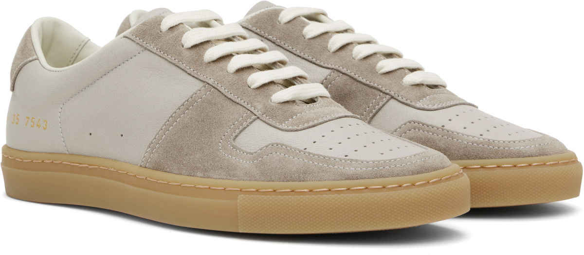 Common Projects Gray Bball Duo Slim Sneakers