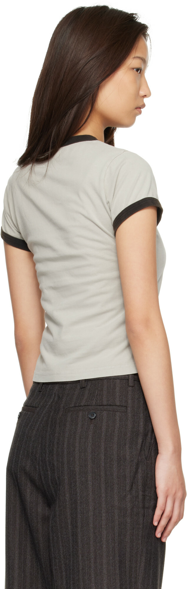 mfpen Taupe Ringer T-shirt