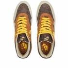 Nike Men's Air Max 1 PRM 'Ugly Duckling' Sneakers in Pecan/Yellow Ochre/Baroque Brown