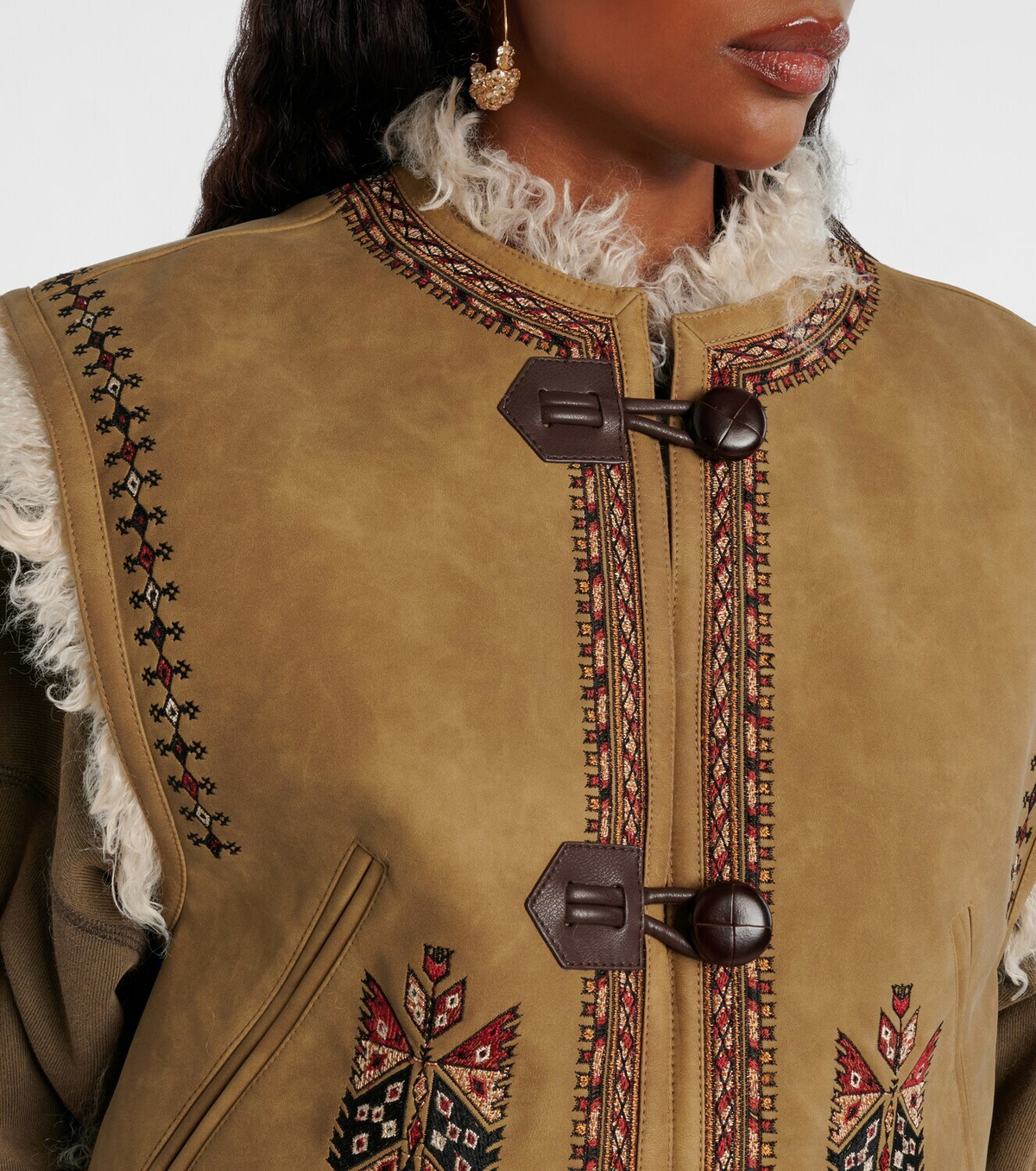Marant Etoile Clemencia embroidered vest