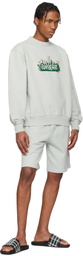 Burberry Gray Daisy Logo Sweatshirt