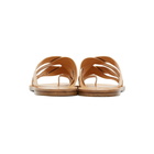 Jil Sander Tan Woven Sandals