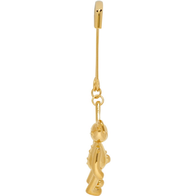 Ambush Gold Single Bunny Charm Earring Ambush