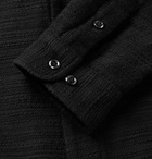 SÉFR - Leo Textured-Cotton Shirt - Black