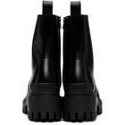 Balenciaga Black Strike Zip Boots