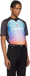 Casablanca Multicolor Gradient Football T-shirt