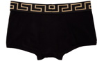 Versace Underwear Black Medusa Boxer Briefs