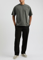 Mki Miyuki Zoku Logo-print Cotton T-shirt Black