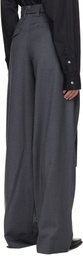 Ann Demeulemeester Gray Linna High-Comfort Trousers