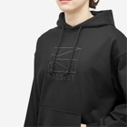 PACCBET Men's Washed Logo Pullover Hoodie in Black