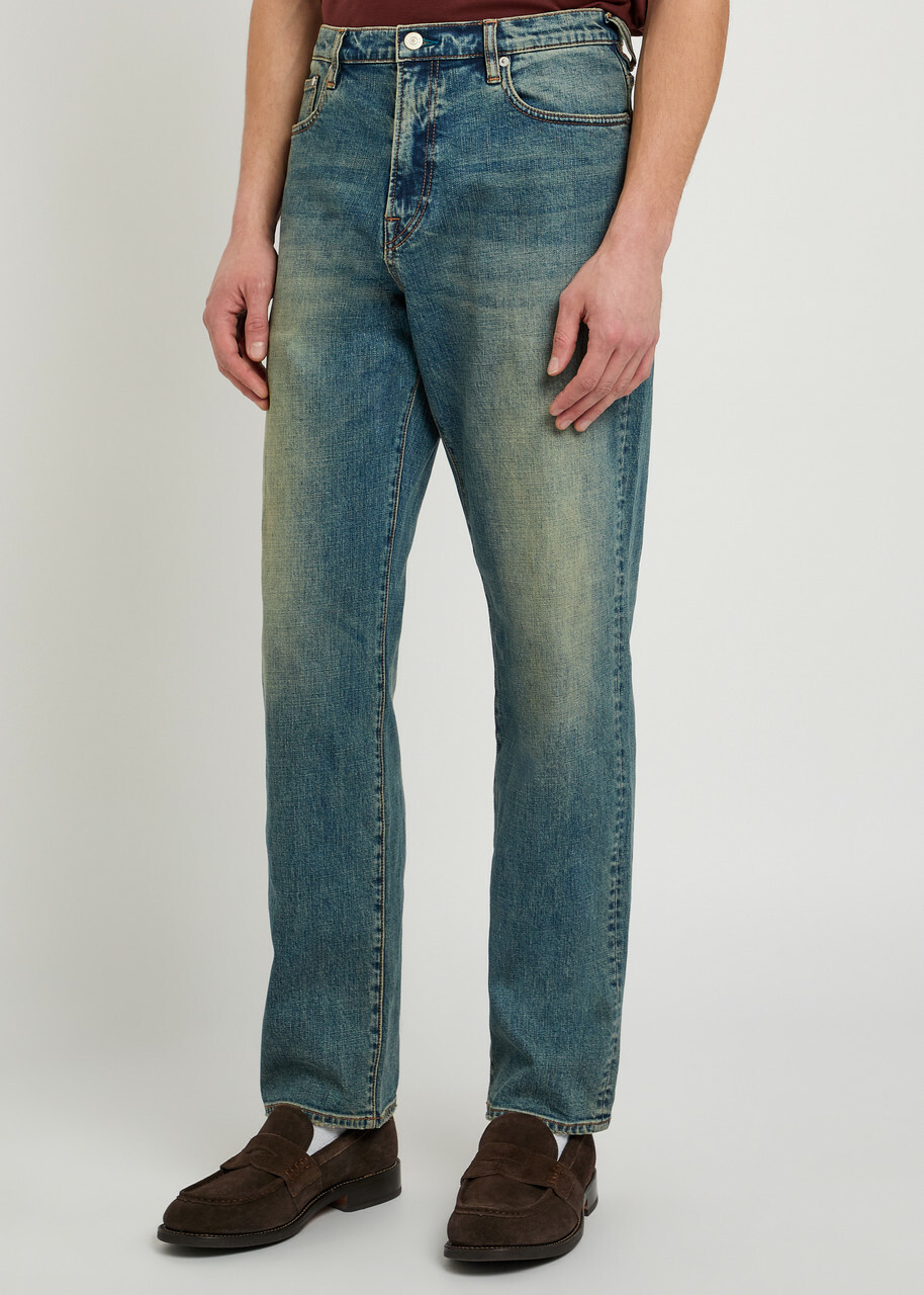 PS Paul Smith Tapered-leg Jeans Mid Blu