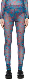 Henrik Vibskov Blue Polka Dot Leggings