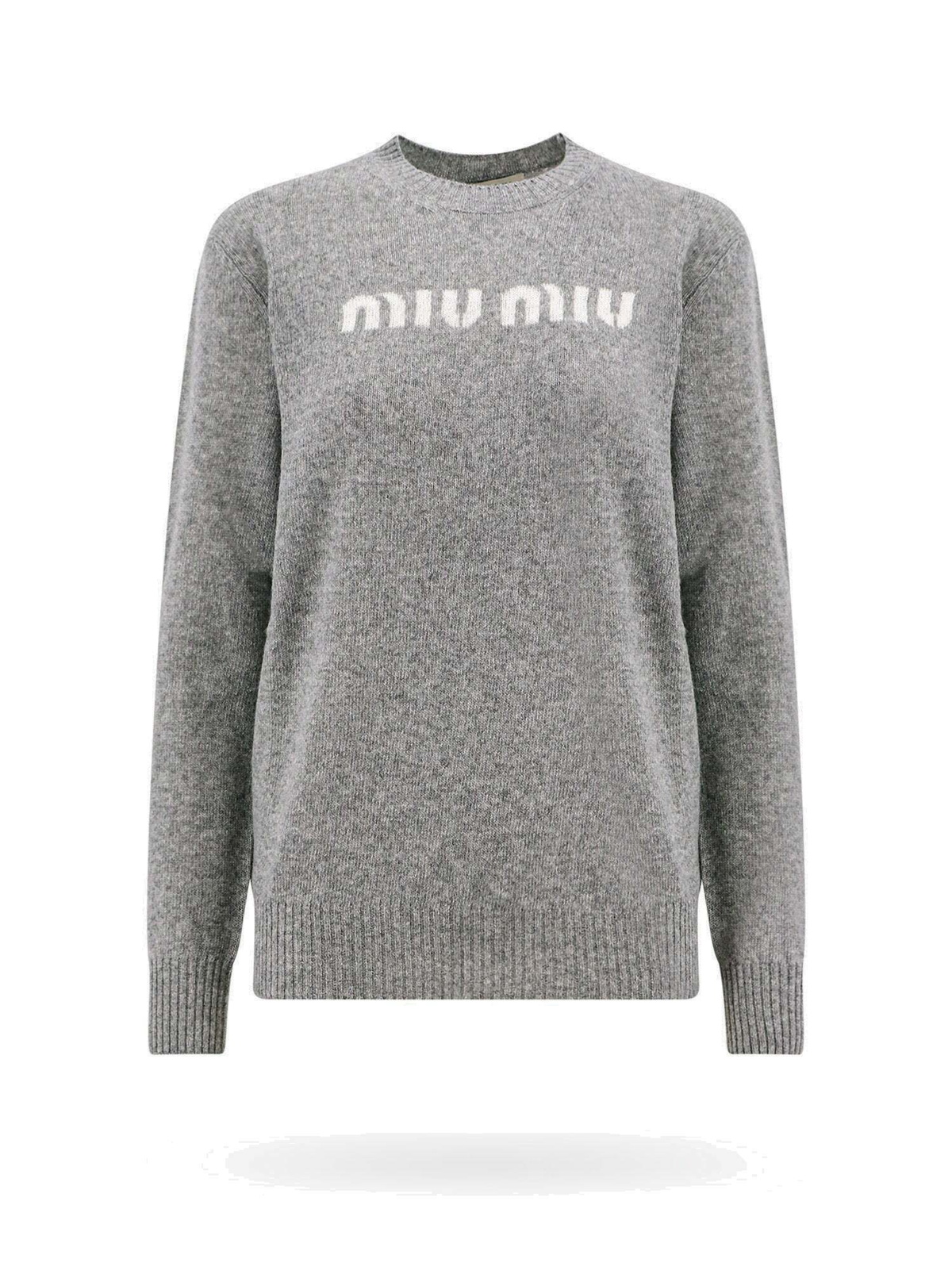 Miu Miu Sweater Grey Womens Miu Miu