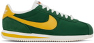 Nike Green & Yellow Cortez Sneakers
