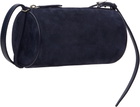 Proenza Schouler Navy Crossbody Silo Suede Bag