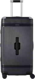 Paravel Black Aviator Trunk Suitcase