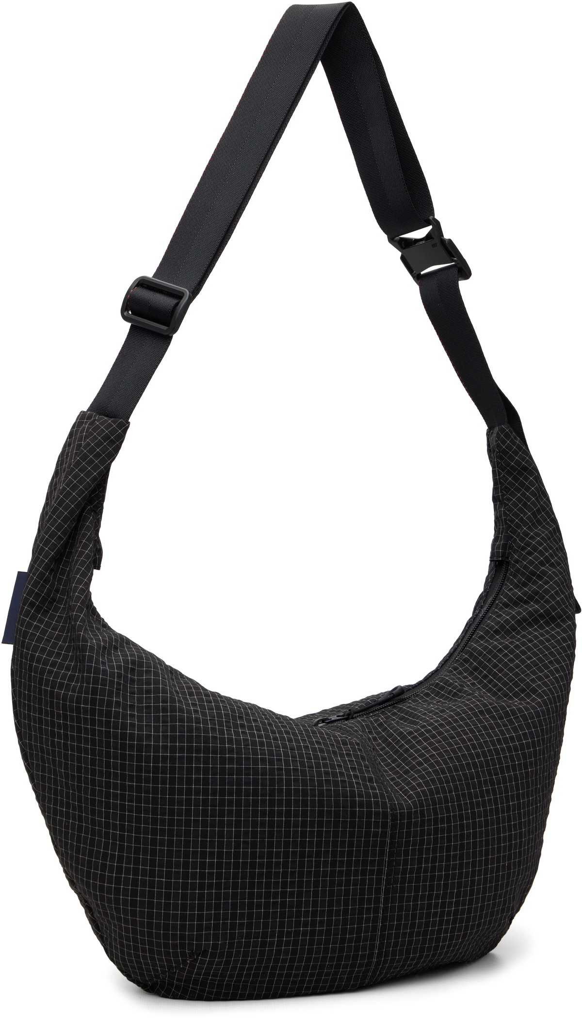 Comme des Garçons Homme Black Grid Check Pattern Bag