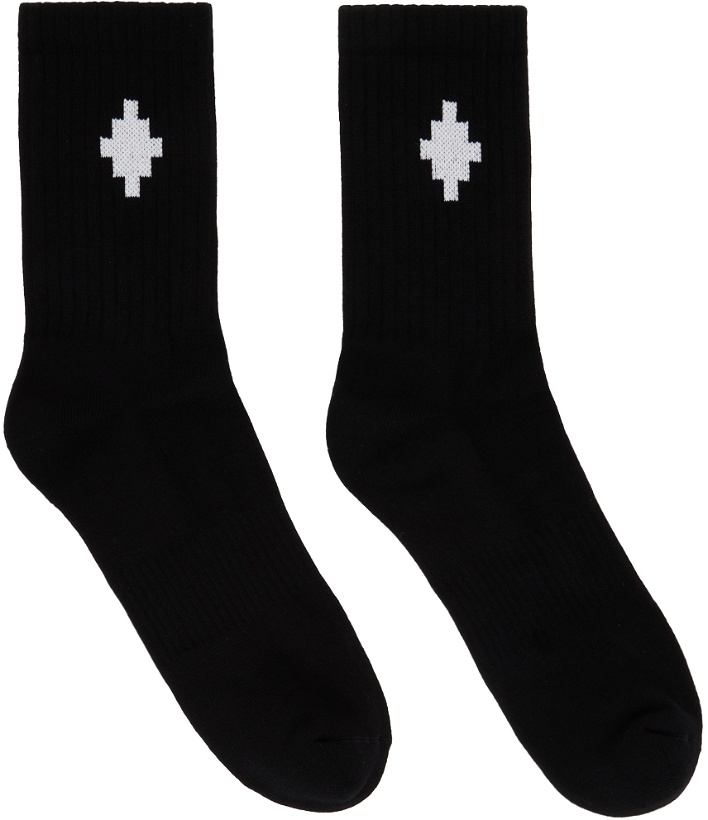 Photo: Marcelo Burlon County of Milan Black Cross Socks