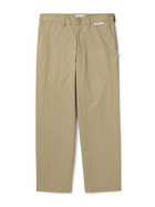 WTAPS - Straight-Leg Cotton-Blend Twill Trousers - Neutrals