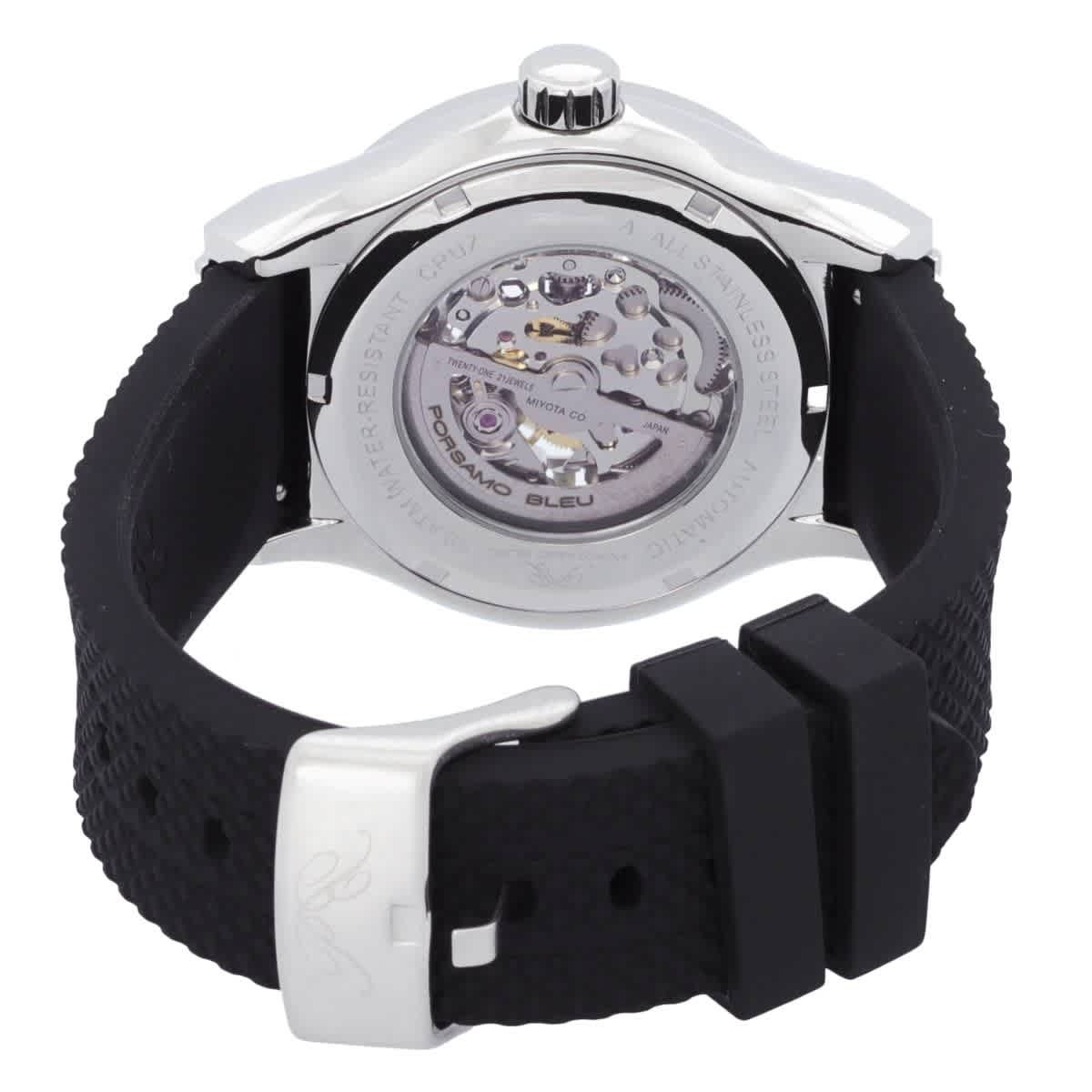 Porsamo Bleu Cruz Automatic Silver Dial Mens Watch 1221ACRR