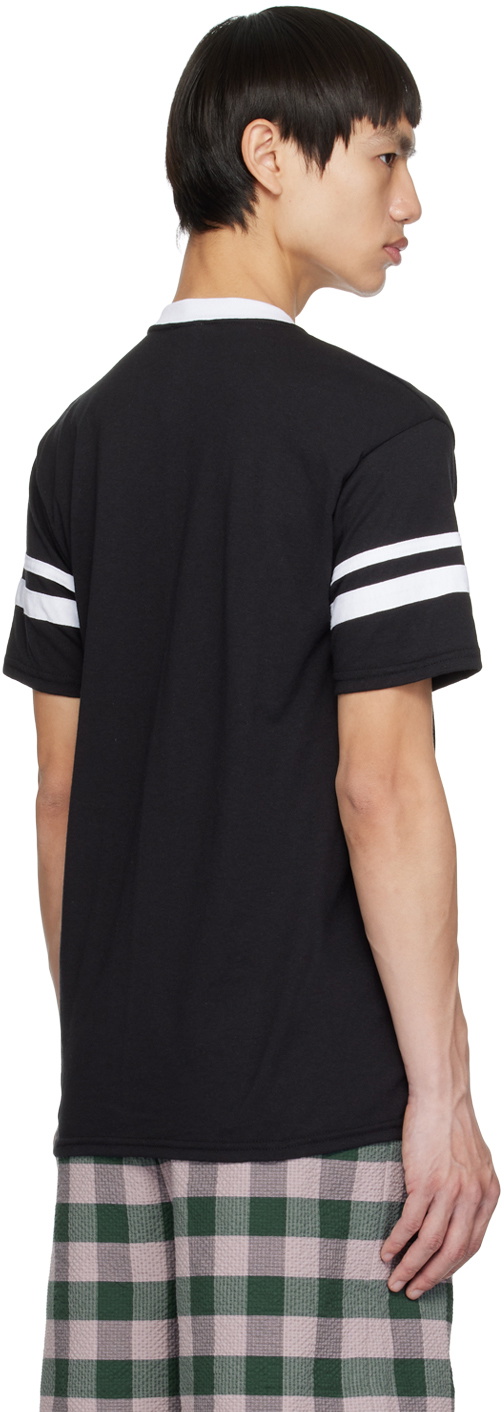 Anna Sui Black Football T-Shirt