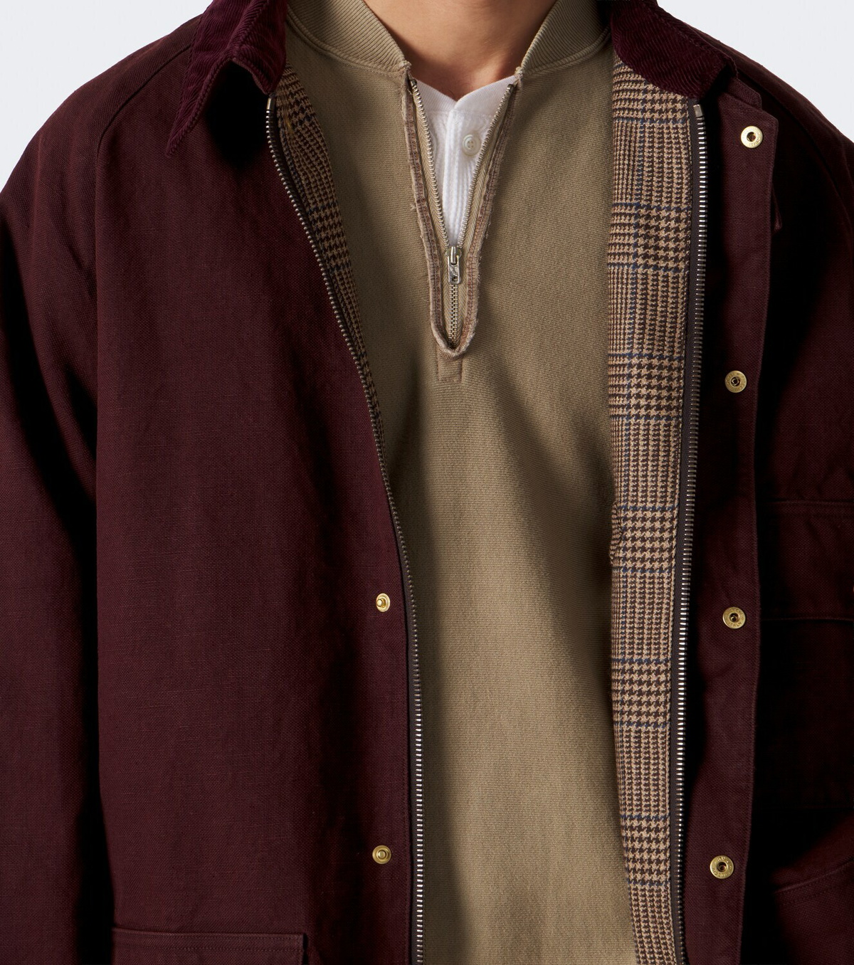A.Presse Cotton and silk-blend jacket