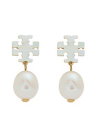 Tory Burch Kira Pearl-embellished 18kt Gold-plated Drop Earrings - One Size