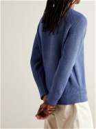 NN07 - Jacobo 6470 Ribbed Cotton Sweater - Blue