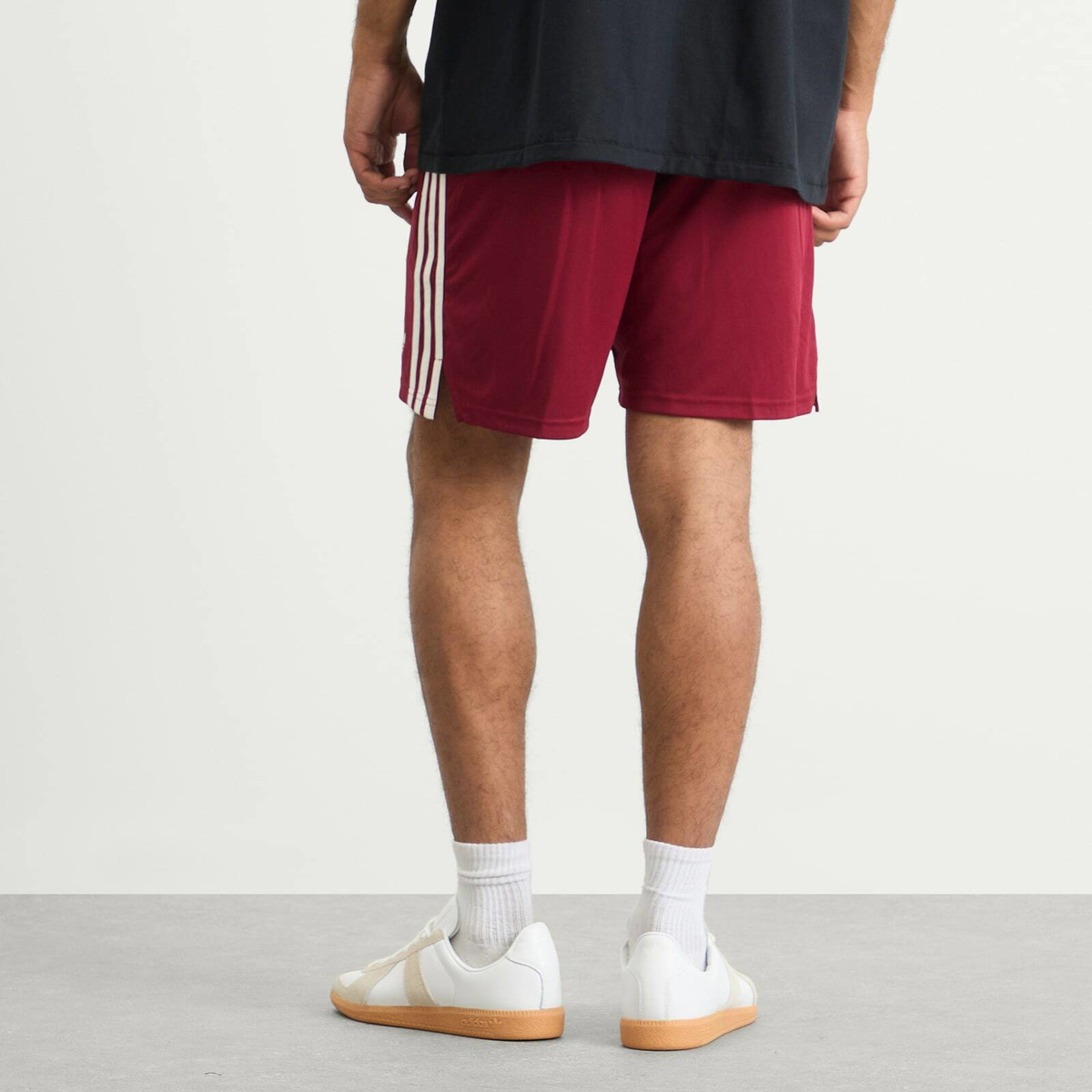 Adidas Men's Arsenal FC 25/26 3rd Shorts in Cloud White/Team Coll Burgundy
