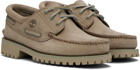 Timberland Taupe Authentic Boat Shoes