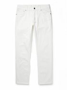 Etro - Straight-Leg Paisley-Jacquard Jeans - White