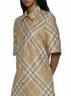 Burberry Vintage-check Short-sleeved Shirt Dress