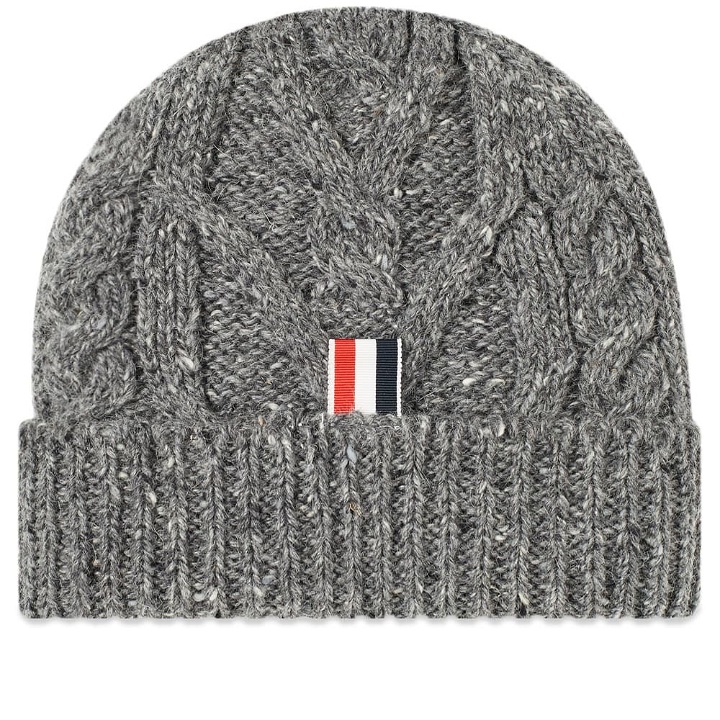 Photo: Thom Browne Aran Cable Donegal Knit Hat