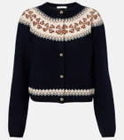 Frame Fair Isle cashmere cardigan