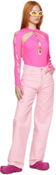 Marshall Columbia SSENSE Exclusive Pink Denim Trousers