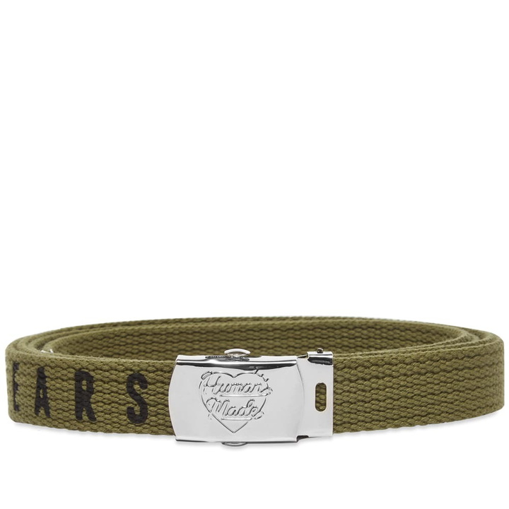 Photo: Human Made Men's Web Belt 20 in Olive