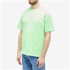 A.P.C. Men's Kyle Fluo Logo T-Shirt in Neon Green