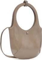 Courrèges Taupe Holy Naplack Leather Bag