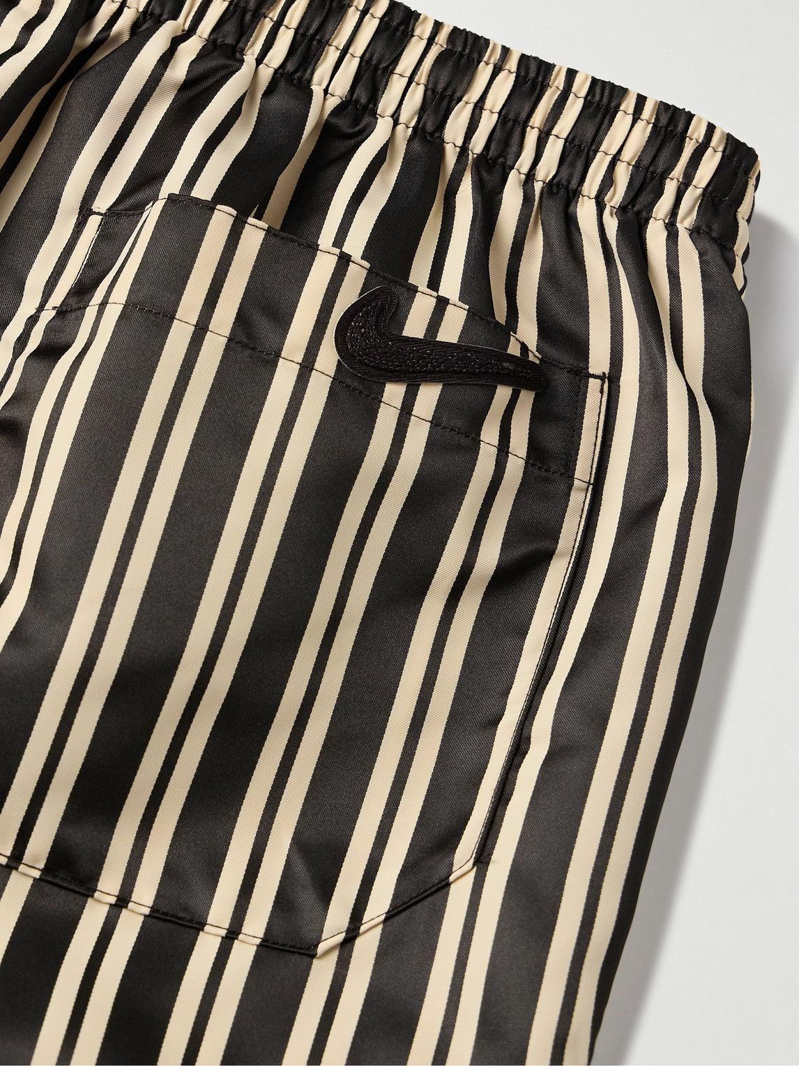 Nike - BODE Scrimmage Straight-Leg Logo-Embroidered Striped