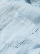 James Perse - Garment-Dyed Linen Shirt - Blue