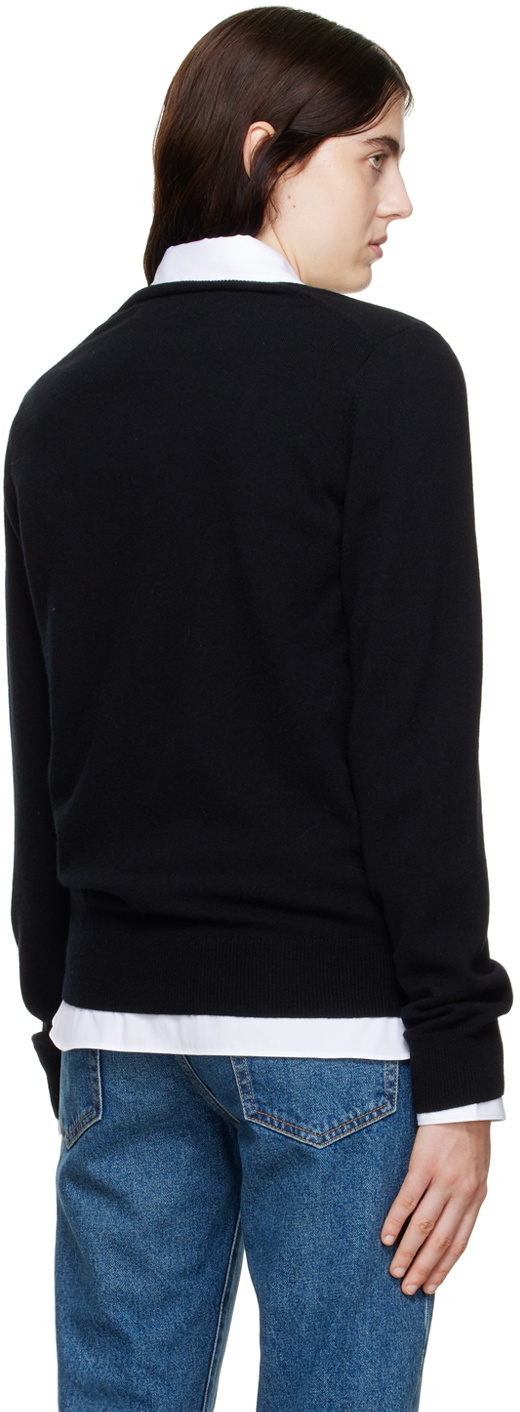 Comme des Garçons Shirt Black Lambswool Sweater