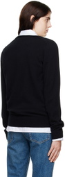 Comme des Garçons Shirt Black Lambswool Sweater