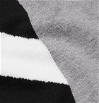 Neil Barrett - Intarsia Cotton Sweater - Gray