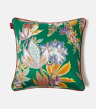 Etro Paisley floral cotton cushion