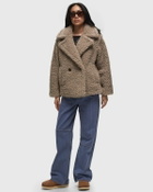 Ugg  Gertrude Short Teddy Coat Grey Coats