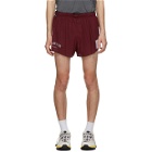 Satisfy Burgundy Long Distance 2.5 Inches Shorts