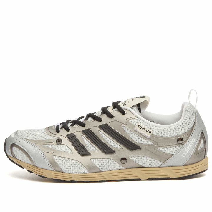 Photo: Adidas x SFTM Adizero Sneaker in Grey One/Core Black/Matte Silver