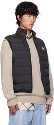 Moncler Black Contrin Down Vest