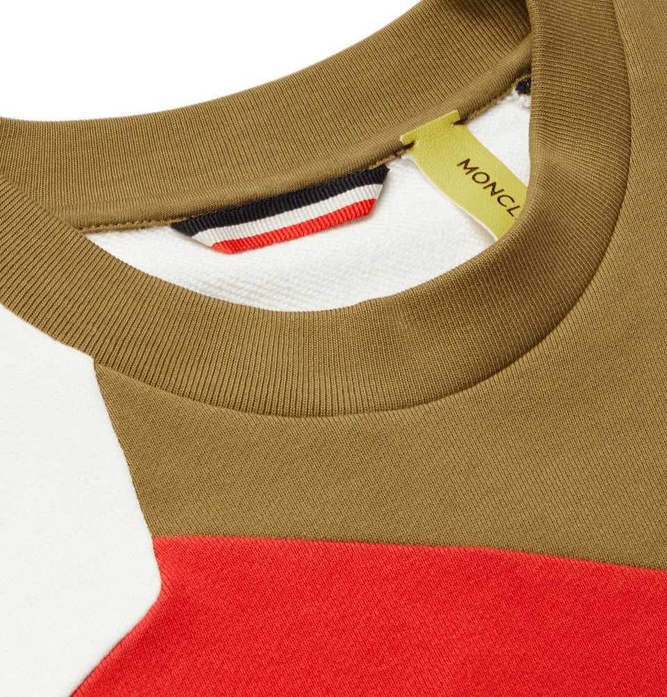 Moncler Genius - 2 Moncler 1952 Logo-Appliquéd Patchwork Loopback