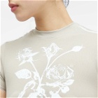 OPEN YY Women's Rose Baby T-Shirt in Beige